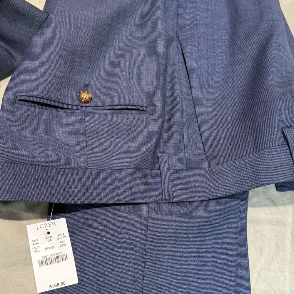 J. Crew Men's Slate Blue Suit